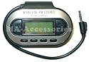 Wireless Fm Transmitter Black for MP3 iPod Zune Car