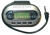 Wireless Fm Transmitter Black for MP3 iPod Zune Car
