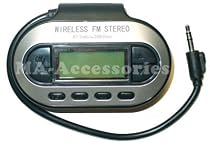Wireless Fm Transmitter Black for MP3 iPod Zune Car