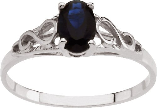 Teen Imitation September Birthstone Ring