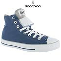 Converse All Star Double Tongue Hi-Tops - Navy/ Grey