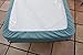 micama Daybed Matching Fitted Twin Size Cover. Linen Turquoise