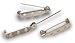 Pinbacks W/Safety Catch Are Useful For Name Tags, Jewelry Parts And Other Wearable Items (Pkg/288)