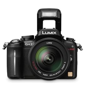 Panasonic Lumix DMC-GH2KEB-K Digital Camera with 14-42mm Lens Kit - Black