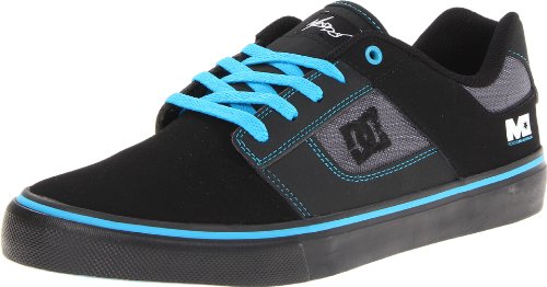 DC Men's Bridge Maddo Sneaker,Black/Turquoise,13 M US On Sale
