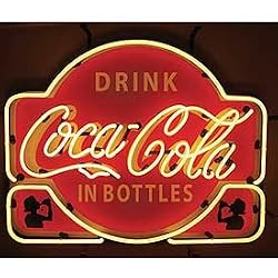 On The Edge 260126 Drink Coca Cola in Bottles Neon Sign