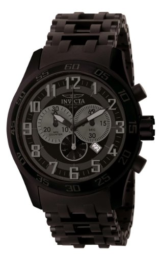 Invicta Men's 5601 Sea Spider Collection Black Ion-Plated Chronograph Watch