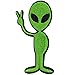 U-Sky Sew Iron on Patches - Hello Cute Alien Patch - Pack of 3pcs