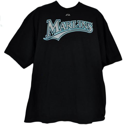MLB Jeremy Hermida 27 Florida Miami Marlins Black Adult Tshirt Tee Shirt 2XLarge