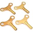 Brass Clock Key Mainspring Winding Sz 10-13 4.75-5.5mm