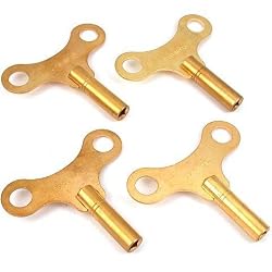 Brass Clock Key Mainspring Winding Sz 10-13 4.75-5.5mm