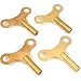 Brass Clock Key Mainspring Winding Sz 10-13 4.75-5.5mm