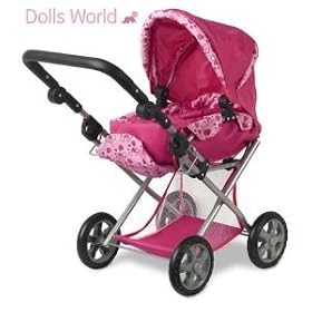 Dolls World 4 Wheel Pram