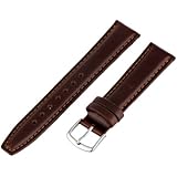 Hadley-Roma Men's MSM881RB-180 18-mm Brown Oil-Tan Leather Watch Strap