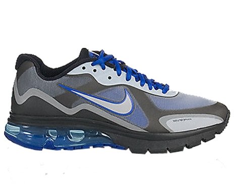 Best Price Nike Air Max Alpha 2011+ Mens Running Shoe [454347-401] Drenched Blue/Metallic Silver-Black Mens Shoes 454347-401