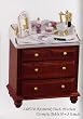 Miniature Reutter Porcelain Mens Dressing Table