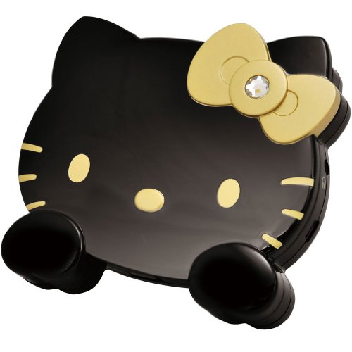 HELLO KITTY フェイス型ワンセグテレビ TV-BG ブラック・ゴールド 34637