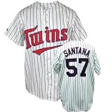 Johan Santana Twins Pinstripe MLB Replica Jersey - Size 52 - XL