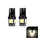 LLCJ 2 x Super Bright W5W 194 168 2825 T10 Wedge 5-SMD 5050 Replacement and Reverse T10 White Bulbs,For Signal Lights, Trunk Lights, Dashboard Lights, Parking Lights