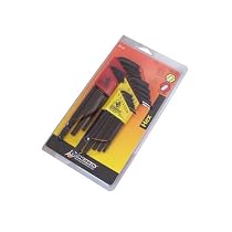 Bondhus 22199 Hex L-wrench Double Pack, Long Length, 12137 (.050-3/8-Inch) & 12199 (1.5-10mm)