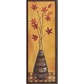 Set of 4 Zen Panels Framed Art - Golden