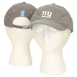 New York Giants Women's Slouch Style Adjustable Hat -Gray/Blue