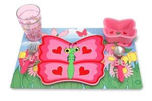 Melissa & Doug Bella Butterfly Mealtime Set