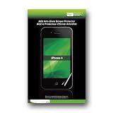 Green Onions Supply Anti-Glare Screen Protector for Apple iPhone 4S & 4 - 2 Front Protectors + 1 Back Protector