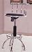 1 24" - 29" Adjustable Chrome Swivel Barstool
