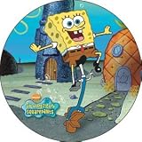 SpongeBob SquarePants SpongeBob on Unicycle Button B-SB-0002