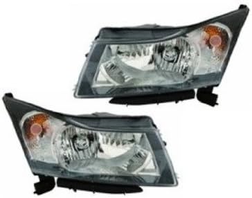 11-12 Chevy Chevrolet Cruz Headlight Set Pair
