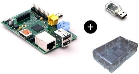Raspberry Pi (Model B) 512 MB & FLIRC USB Dongle (100013) TV Kit + Case