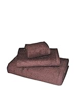 Casa Campo  Set Toalla 3 Uds. Iris (Chocolate)