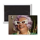 Barry Humphries - 3x2 inch Fridge Magnet - large magnetic button - Magnet