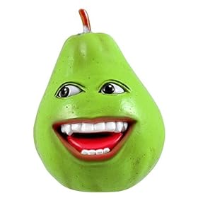  Annoying Orange 2 1/2 Inch Talking PVC Figure Pear