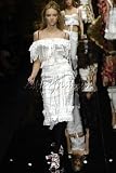 Dolce & Gabbana - $2495 New DOLCE & GABBANA White Lace Tie Skirt 10 / 44