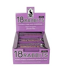18 Rabbits Funky Figs and Cherries, Organic Granola bar, 1.9-Ounce Bars (Pack of 12)