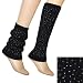 Fancy Sparkling Fashion Ribbed Knit Soft Acrylic Leg Warmer