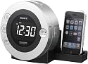 Sony ICFCD3iP CD Clock Radio for iPod and iPhone (Silver)