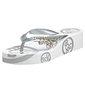 BCBGirls Women's French Wedge Flip Flop