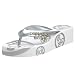 BCBGirls Women's French Wedge Flip Flop