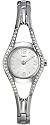 Timex Womens 42 swarovski Crystal silver bangle - T2M847PF