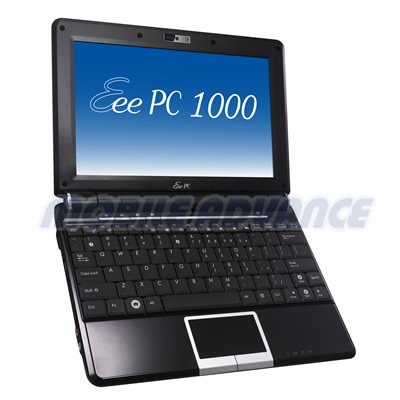 ASUS Eee PC 1000H 10-Inch Netbook (1.6 GHz Intel Atom Processor, 1 GB RAM, 160 GB Hard Drive, XP Home, 6 Cell Battery) Fine Ebony