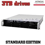 Synology RS3412RPxs 24TB 2U Rackmount (8 x 3TB) Integrated with Hitachi Deskstar 7K3000 (Desktop)