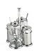 Salt & Pepper, Chili & Salsa Condiment Set - Fine Stainless Steel Tableware for Your Home