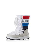 Moon Boot Botas W.E. Quilted Jr Wp (Blanco / Rojo / Azul)
