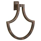 Murray Feiss BA1903MBZ San Remo 9-Inch x 7-Inch Towel Ring, Mocha Bronze