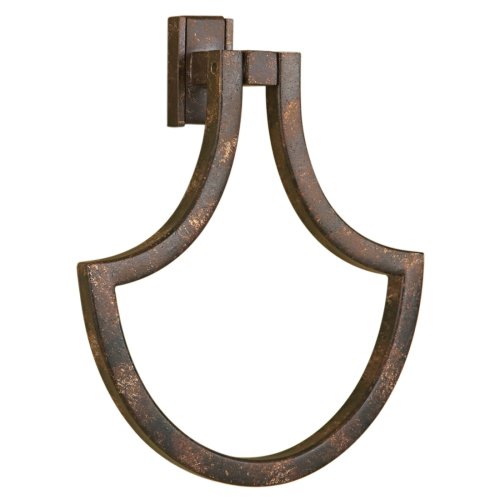 Murray Feiss BA1903MBZ San Remo 9-Inch x 7-Inch Towel Ring, Mocha Bronze