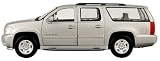 2009 Chevrolet Suburban SUV 1:43 Scale - Silver