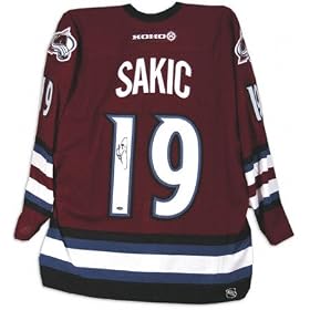 Buy Joe Sakic Colorado Avalanche Autographed Maroon Jersey